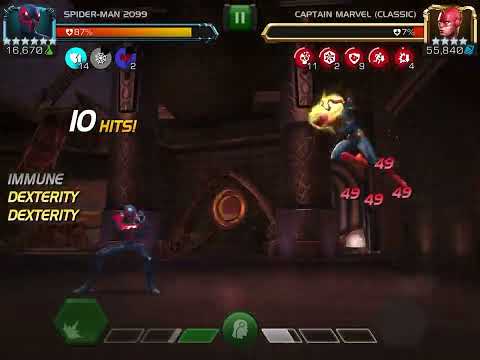 Rank 3 Spider-Man 2099 no synergies (dmg with medium amount of debuffs)