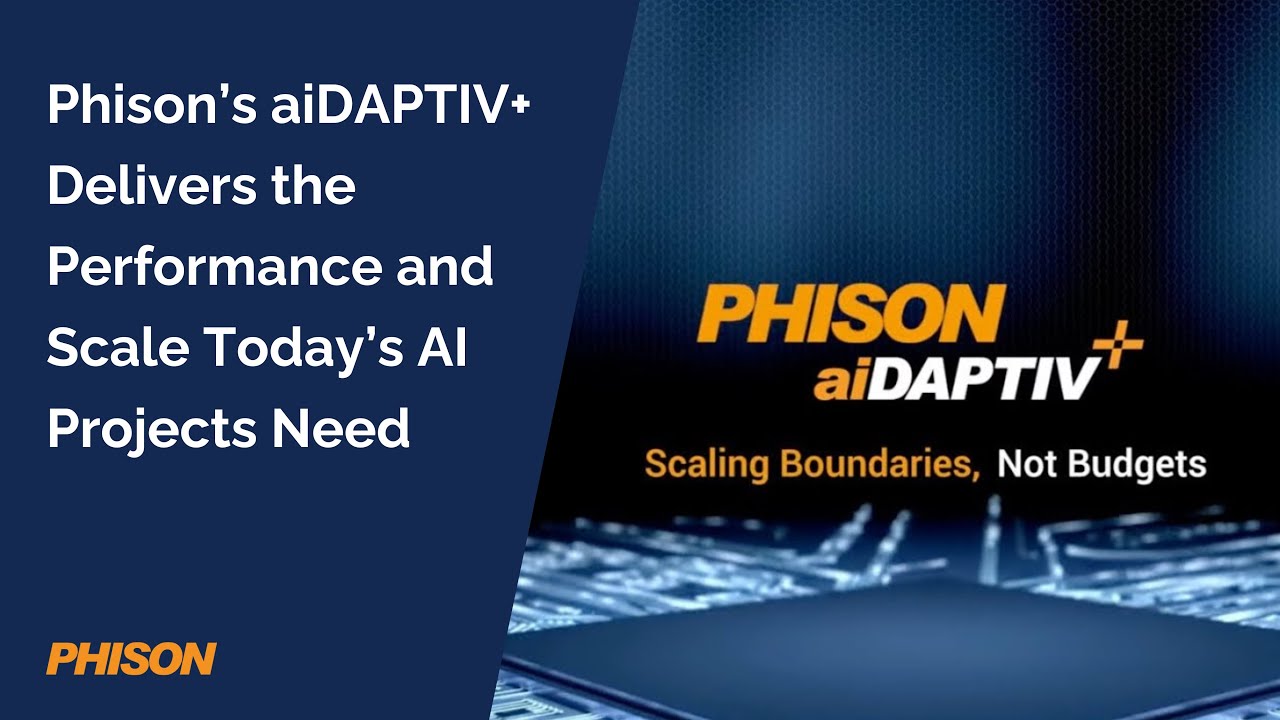 Phison’s aiDAPTIV+ thumbnail