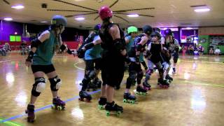preview picture of video 'roller derby: RAD Recruits @ Rome Rollerettes'