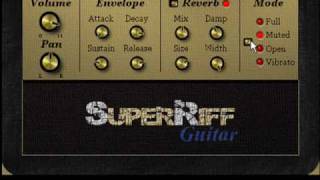 Video thumbnail for myVST Demo: SuperRiff Guitar by myVST
