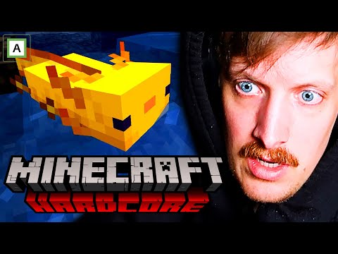 Tester ny minecraft update, men det er Hardcore