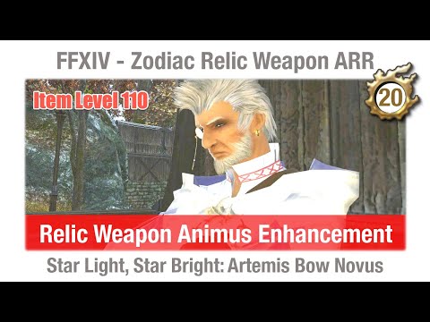FFXIV Star Light, Star Bright - Relic Weapon Animus Enhancement - Artemis Bow Novus (Item Level 110)
