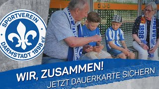 Darmstadt 98 | Wir, zusammen - Jetzt Dauerkarte sichern!