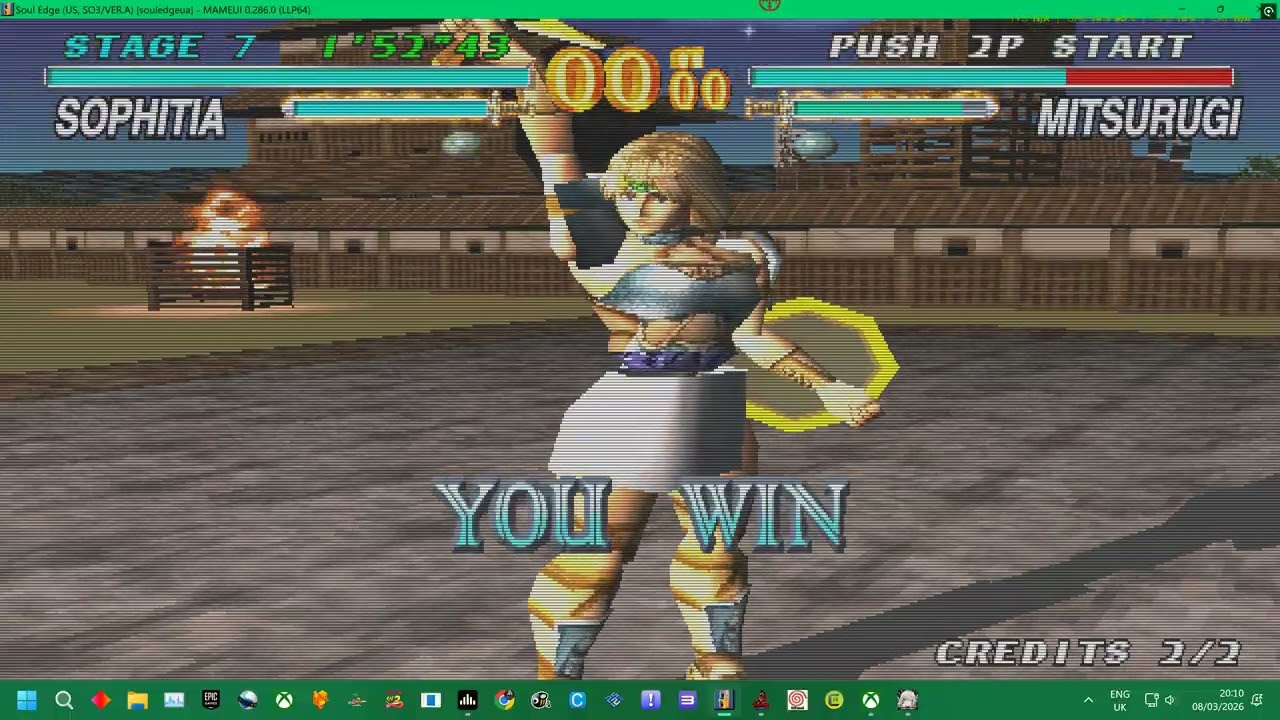 MAME 286 = NAMCO - SOULEDGE - SOPHITIA -  2026 UK ARCADES 4K @UKARCADES1995