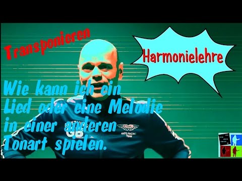 Transponieren von Akkorden und Melodien