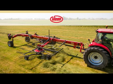 Vicon Andex 774 -Heavy Duty Side delivery Rake
