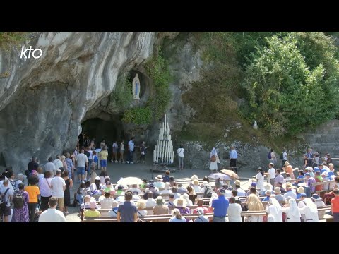 Chapelet du 7 août 2025 à Lourdes