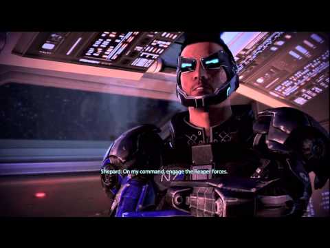 158 Mass Effect 3 HD Insanity PS3 Walkthrough (London - Order Fleets to Earth 1/2)