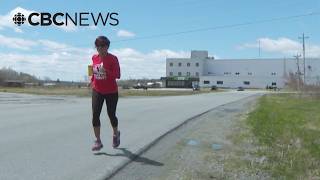 Run From Away marathon starts on the runway at Gander International Airport