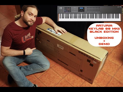Arturia Keylab 88 MKII Black Edition (Unboxing + Demo) | No Talking |
