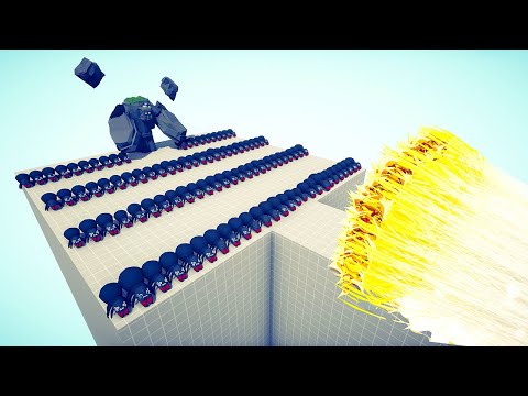 SPIDERS ARMY + GIANT STONE GOLEM vs EVERY GOD - Totally Accurate Battle Simulator TABS