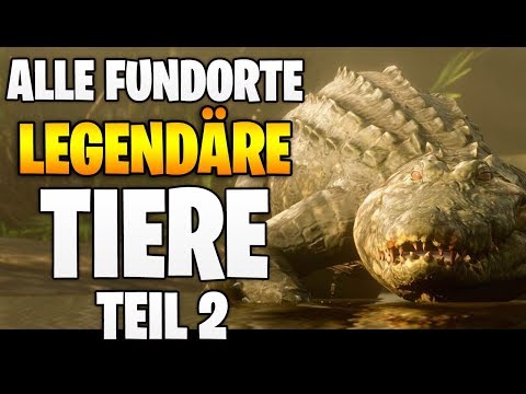 Red Dead Redemption 2: ALLE Legendären Tiere Teil 2 - Fundorte auf der Karte | Tipps zur Jagd