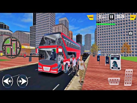 Euro Coach Bus City Extreme Driver - New Bus Unlock - Passengers in European Bus - Android GamePlay