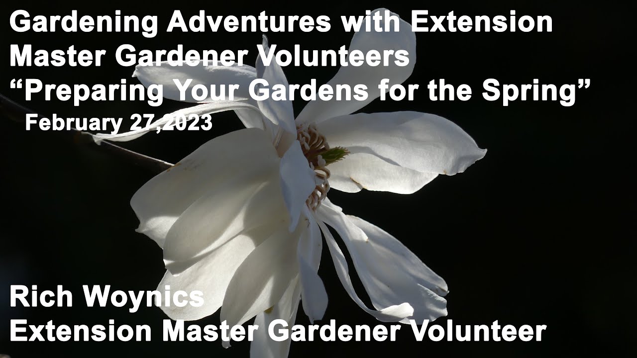 Master Gardener Lecture - 