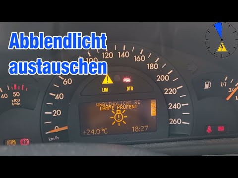 Changing low beam W203 C Class