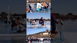 这是现实版“冰嬉图”吧，网友：光看视频就已经觉得很幸福了！