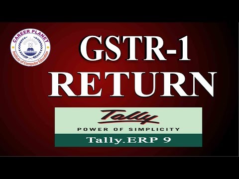 GSTR 1 Return filing in Tally ERP 9 Part 36|GSTR 1 Tally|How to file GSTR 1 Return Tally