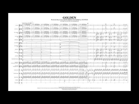 GOLDEN (by HUNTRIX from 'KPOP DEMON HUNTERS') (marching band)