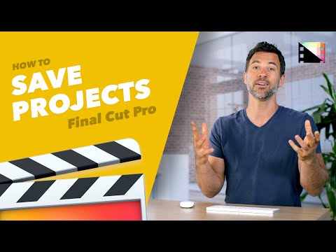 How do I Save My Project in Final Cut Pro X?