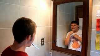 REAL GHOST IN MIRROR REFLECTION! MUST SEE!!