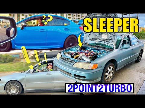 Unsuspecting Cars get Passed by Turbo Sleeper Accord