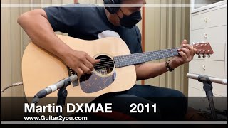 Video thumbnail for Martin DXMAE     2011 by top acoustic