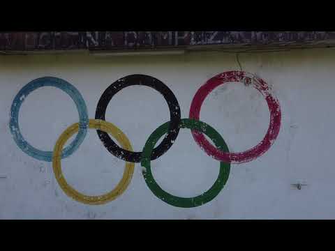VOLO sul TRAMPOLINO OLIMPICO ABBANDONATO   Cortina d'Ampezzo 2020, DJI MAVIC MINI 2K