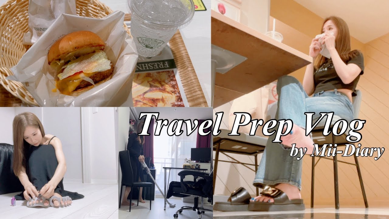 旅行前に準備とケアする2日間Vlog♪ 2-day Vlog on preparation and care before travel