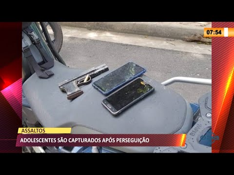 Adolescentes são capturados portando arma após perseguição policial 10 03 2021