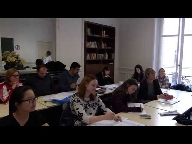 Institute Language Francaise vidéo #1