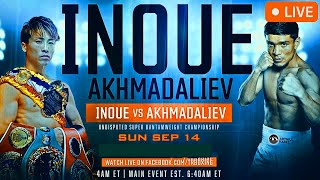 🔴 LIVE: Inoue vs Akhmadaliev — Old-School Ringside Watch-Along & Unofficial Scorecard (No Footage)