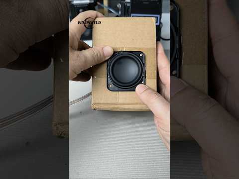DIY paper box speaker, JBL 2" midbass