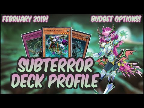YuGiOh! *COMPETITIVE* In-Depth Subterror Guru Control Deck Profile [Post SAST] |February 2019|