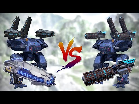 [WR] New Weapon HEL VS Nucleon - Damage Comparison | War Robots Test Server