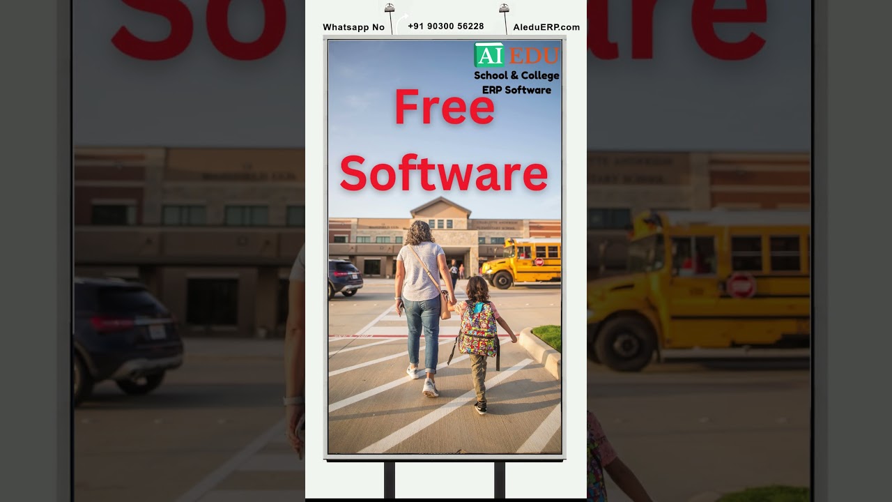 Free Software to some schools | School management software for free | School ERP Software for free