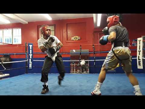Sparring session jonathan Rodriguez