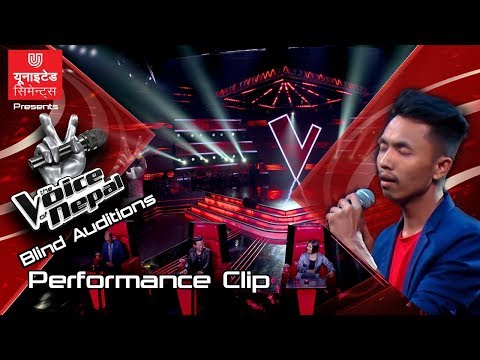 Bikash Limbu "Maile Punya Maan Parye" The Voice of Nepal Season 2 - 2019