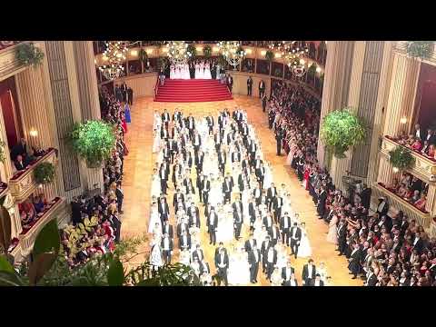 Opernball 2023 Eröffnung, Studenten Polka und Donauwalzer