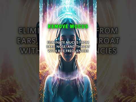 Remove (Mucus) from EARS, NOSE and THROAT with Powerful RIFE Frequencies