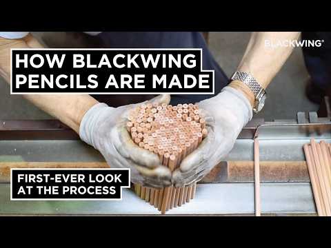 Making Blackwing Pencils is a Meticulous Process