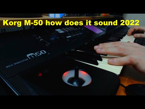 Korg M-50  Studio Sound Review / Combo / Prog / Custom / Piano / Synth / Pads