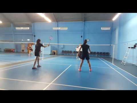 Canterbury Badminton Interclub 2016 WD - Theresa.W/Keiko.K