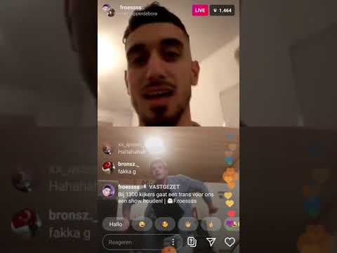 Trans twerkt op live van froess