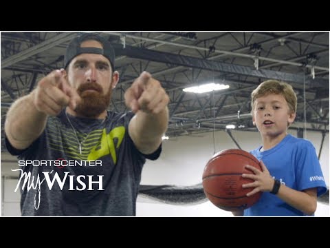 My Wish: Dude Perfect performs trick shots with 11-year-old Nolan | SportsCenter