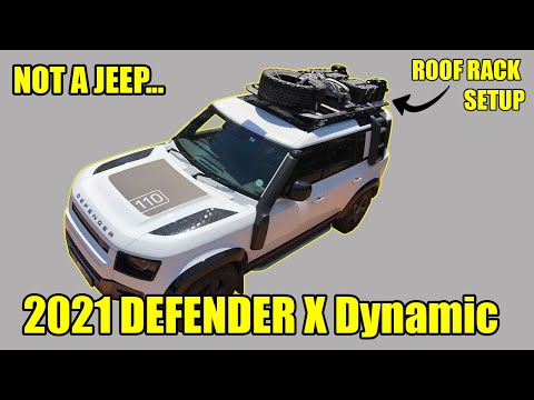 2021 Defender Roof Rack Setup