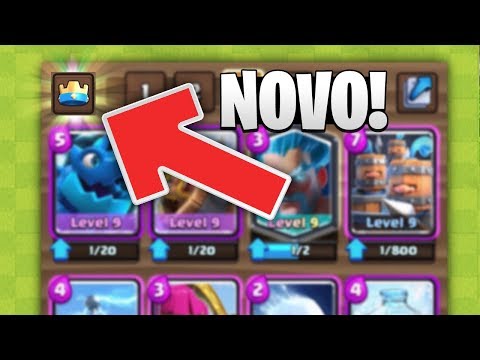 NOVO BOTAÌƒO DA COROA no Clash Royale