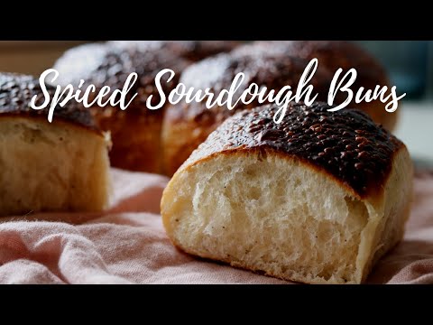 Sourdough Wheat Buns with Cardamom II Ingredients ⬇ II Sourdough Pull-apart buns II Surdejsboller