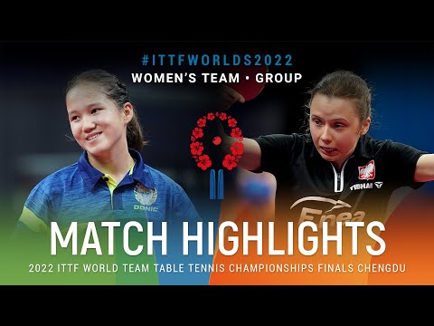 Highlights | Asel Erkebaeva (UZB) vs Anna Wegrzyn (POL) | WT Grps | #ITTFWorlds2022