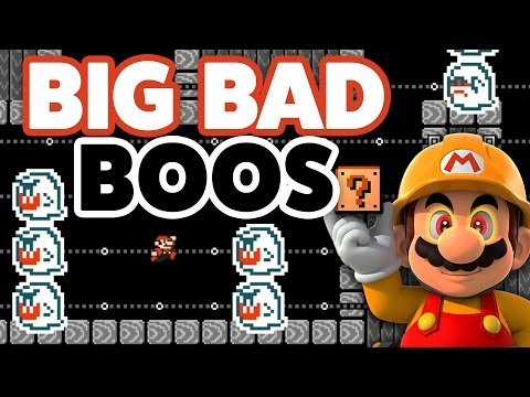 Super Mario Maker - BIG BAD BOOS! - Level Showcase