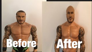 How to remove paint from wwe figures